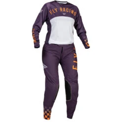 Fly Racing 2024 Lite Purple/White/Neon Coral Womens Pants -Motocross Equipment 2124397 c 3