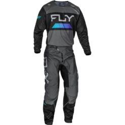 Fly Racing 2024 Kinetic Reload Charcoal/Blue/Iridium Pants -Motocross Equipment 2124498 c 4