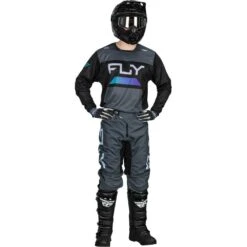 Fly Racing 2024 Kinetic Reload Charcoal/Blue/Iridium Pants -Motocross Equipment 2124498 c 6