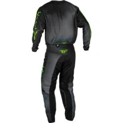 Fly Racing 2024 Kinetic Prodigy Neon Green/True Blue Kids Pants -Motocross Equipment 2124558 c 5
