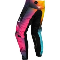 Fly Racing 2024 Kinetic Prodigy Fuchsia/Electric Blue Kids Pants -Motocross Equipment 2124567 c 3