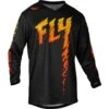 Fly Racing 2024 F-16 Black/Yellow/Orange Kids Jersey -Motocross Equipment 2124684 c