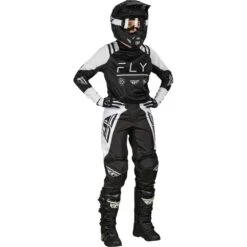 Fly Racing 2024 F-16 Black/White Womens Pants -Motocross Equipment 2124751 c 6