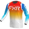 FXR 2022 Pro-Stretch Blue/Tangerine Kids Jersey