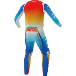 FXR 2022 Pro-Stretch Blue/Tangerine Kids Jersey -Motocross Equipment 223314 4035 c 3