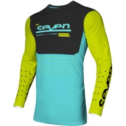 Seven 24.1 Vox Aperture Flo Yellow/Blue Kids Jersey