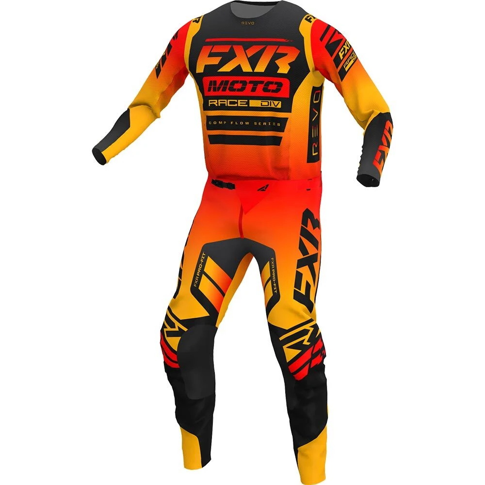 FXR 2023 Revo Comp Tequila Sunrise Kids Jersey 5 FXR 2023 Revo Comp Tequila Sunrise Kids Jersey - Image 3