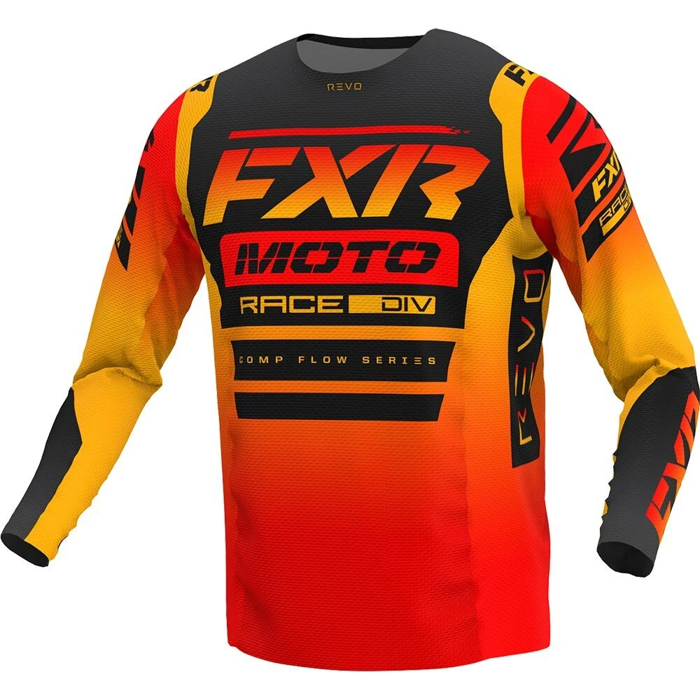 FXR 2023 Revo Comp Tequila Sunrise Kids Jersey 3 FXR 2023 Revo Comp Tequila Sunrise Kids Jersey