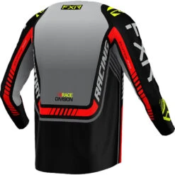 FXR 2023 Clutch Pro Grey/Black/HiVis Kids Jersey -Motocross Equipment 233305 0765 07 c 1