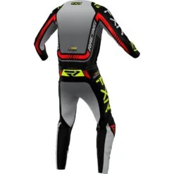 FXR 2023 Clutch Pro Grey/Black/HiVis Kids Jersey -Motocross Equipment 233305 0765 07 c 3