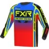 FXR 2023 Clutch Pro Pro Blue/HiVis/Red Kids Jersey -Motocross Equipment 233305 4065 07 c