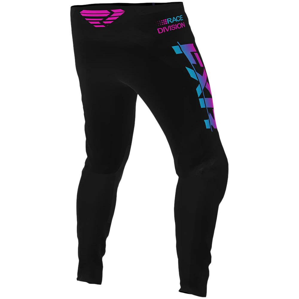 FXR 2023 Clutch Pro Black/Sky/Pink Kids Pants 4 FXR 2023 Clutch Pro Black/Sky/Pink Kids Pants - Image 2