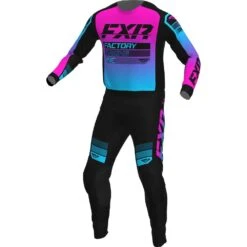 FXR 2023 Clutch Pro Black/Sky/Pink Kids Pants 8 FXR 2023 Clutch Pro Black/Sky/Pink Kids Pants -Motocross Equipment 233355 1053 22 c 2