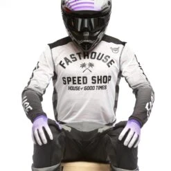 Fasthouse 2023 Grindhouse A/C Asher White/Black Jersey -Motocross Equipment 2401 1008 c 3