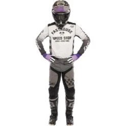 Fasthouse 2023 Grindhouse A/C Asher White/Black Jersey -Motocross Equipment 2401 1008 c 4