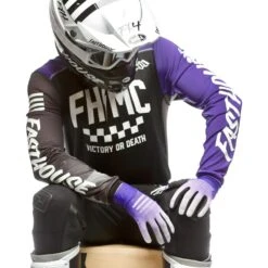 Fasthouse 2023 Grindhouse Royale Black/Purple Jersey -Motocross Equipment 2402 0308 c 3