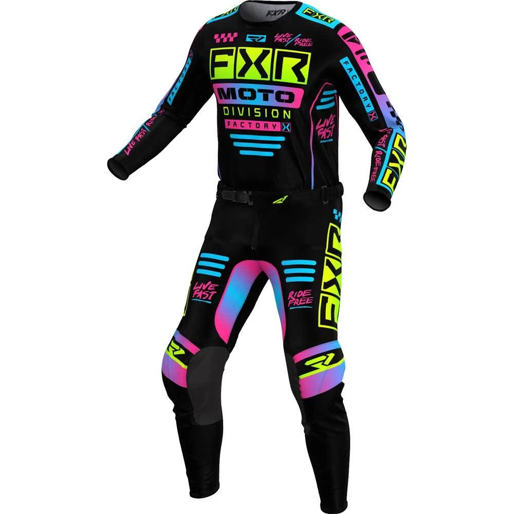 FXR 2024 Podium Black/Candy Kids Jersey 5 FXR 2024 Podium Black/Candy Kids Jersey - Image 3
