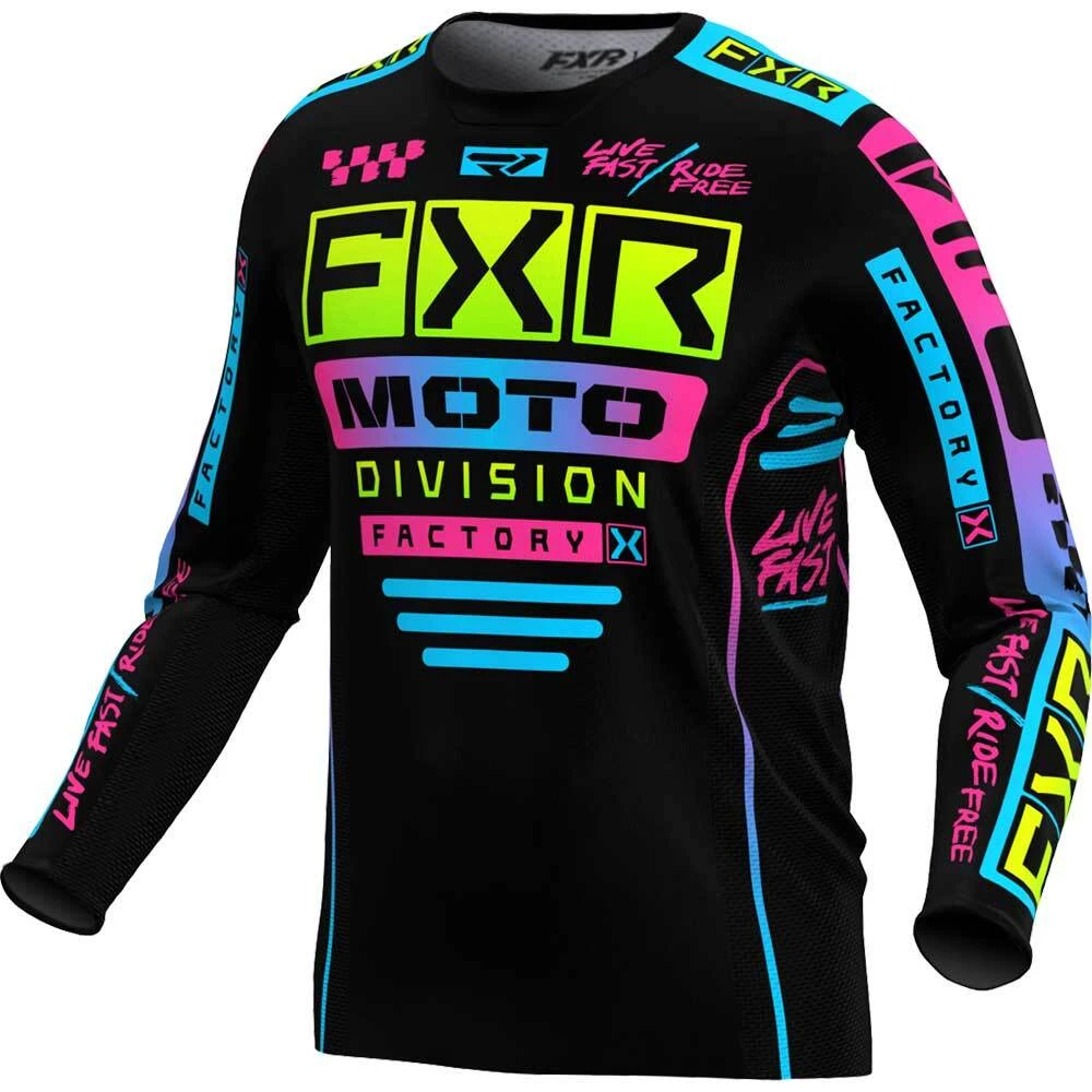 FXR 2024 Podium Black/Candy Kids Jersey 3 FXR 2024 Podium Black/Candy Kids Jersey