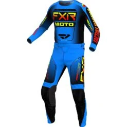 FXR 2024 Clutch Blue/Inferno Kids Jersey 8 FXR 2024 Clutch Blue/Inferno Kids Jersey -Motocross Equipment 243305 4026 c 2