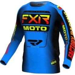 FXR 2024 Clutch Blue/Inferno Kids Jersey