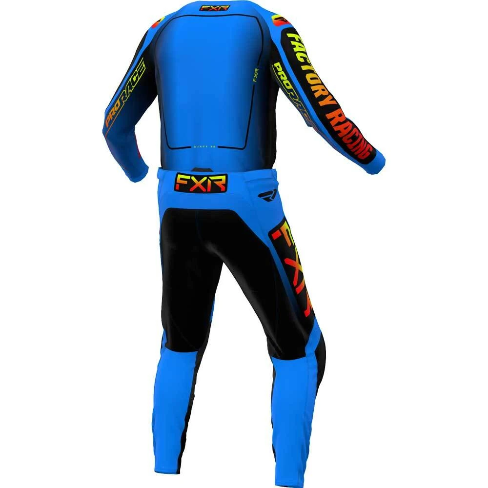 FXR 2024 Clutch Blue/Inferno Kids Jersey 6 FXR 2024 Clutch Blue/Inferno Kids Jersey - Image 4