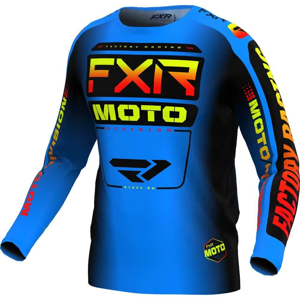 FXR 2024 Clutch Blue/Inferno Kids Jersey 3 FXR 2024 Clutch Blue/Inferno Kids Jersey
