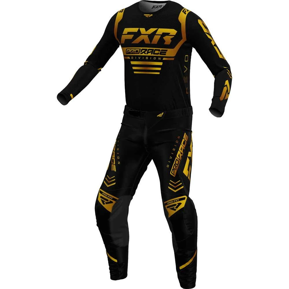 FXR 2024 Revo Black/Gold Kids Pants 5 FXR 2024 Revo Black/Gold Kids Pants - Image 3