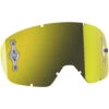 Scott Buzz Yellow Chrome Kids Works Lens -Motocross Equipment 248777 301