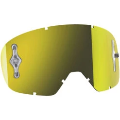 Scott Buzz Yellow Chrome Kids Works Lens