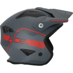 Acerbis Jet Aria Grey/Red Helmet -Motocross Equipment 25055.801 c 2