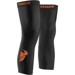 Thor Comp Black/Orange Knee Sleeves
