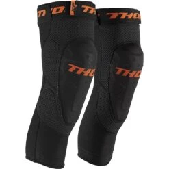 Thor Comp XP Black/Orange Knee Guards