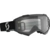 Scott Fury Black/Grey Clear Goggles -Motocross Equipment 274514 1001113