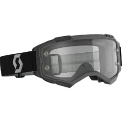 Scott Fury Black/Grey Clear Goggles
