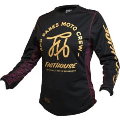 Fasthouse 2023 Grindhouse Golden Script Black Womens Jersey