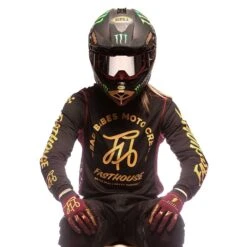 Fasthouse 2023 Grindhouse Golden Script Black Womens Jersey -Motocross Equipment 2766 0001 c 3
