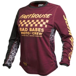 Fasthouse 2022 Grindhouse Golden Crew Maroon Womens Jersey