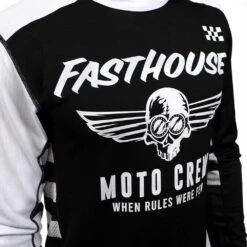 Fasthouse 2023 USA Grindhouse Factor Black/White Jersey -Motocross Equipment 2779 0108 c 6