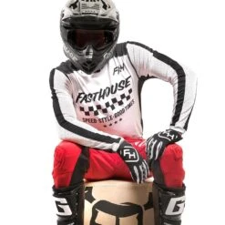 Fasthouse 2023 USA Originals Air Cooled White/Black Jersey -Motocross Equipment 2783 1008 c 2