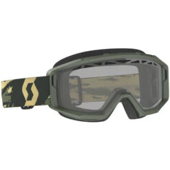 Scott Primal Enduro Camo Khaki Clear Goggles