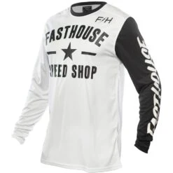 Fasthouse 2023 Carbon White/Black Kids Jersey