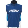 Thor Warmup Navy/White Vest -Motocross Equipment 2830 0601 c