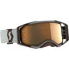Scott Prospect Amplifier Grey/Brown Gold Works Goggles -Motocross Equipment 285536 7430324