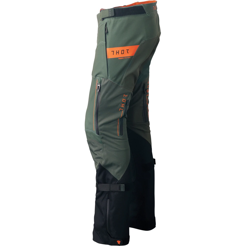 Thor 2024 Range Army/Orange Offroad Pants 5 Thor 2024 Range Army/Orange Offroad Pants - Image 3