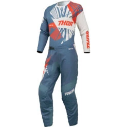 Thor 2024 Sector Split Steel Blue/White Womens Pants -Motocross Equipment 2902 0342 c 3