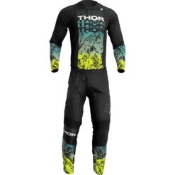 Thor 2023 Sector Atlas Black/Teal Kids Pants 10 Thor 2023 Sector Atlas Black/Teal Kids Pants -Motocross Equipment 2903 2183 c 3