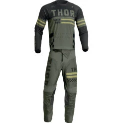 Thor 2024 Pulse Combat Army/Black Kids Pants -Motocross Equipment 2903 2243 c 3