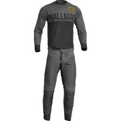 Thor 2024 Hallman Differ Slice Charcoal/Black Jersey -Motocross Equipment 2910 7127 c 2