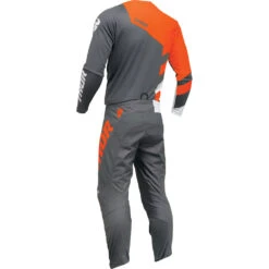 Thor 2024 Sector Checker Charcoal/Orange Jersey -Motocross Equipment 2910 7587 c 3