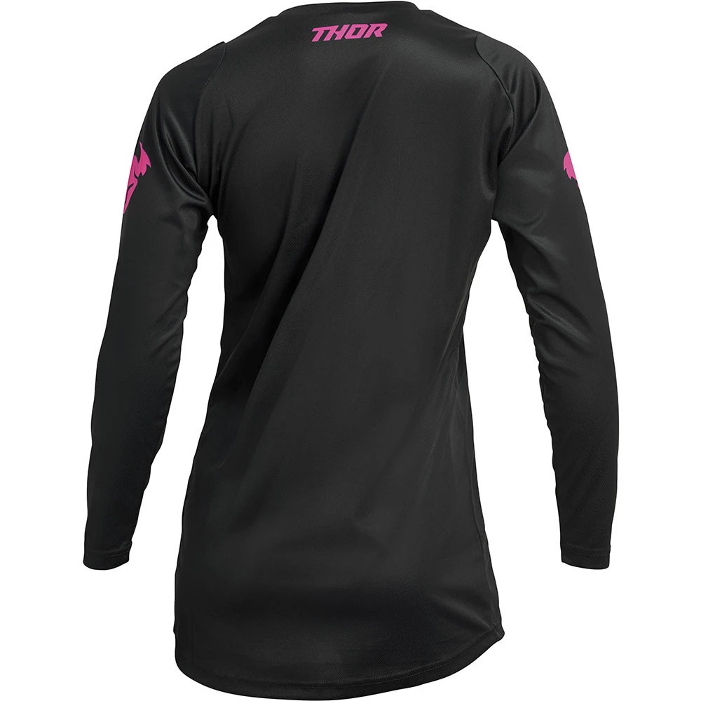 Thor 2024 Sector Minimal Black/Pink Womens Jersey 4 Thor 2024 Sector Minimal Black/Pink Womens Jersey - Image 2